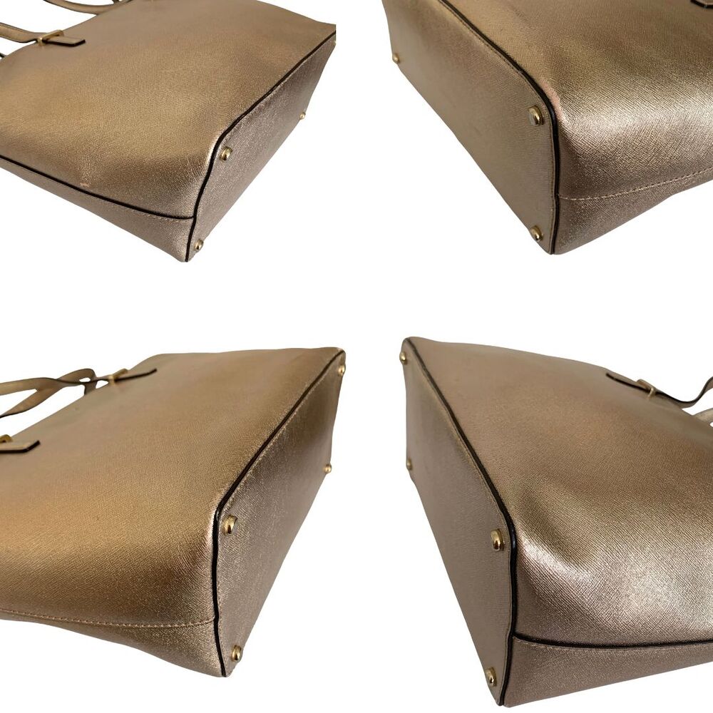 Kate Spade Cedar Street Harmony Gold Leather Tote Shoulder Bag - Picture 11 of 14